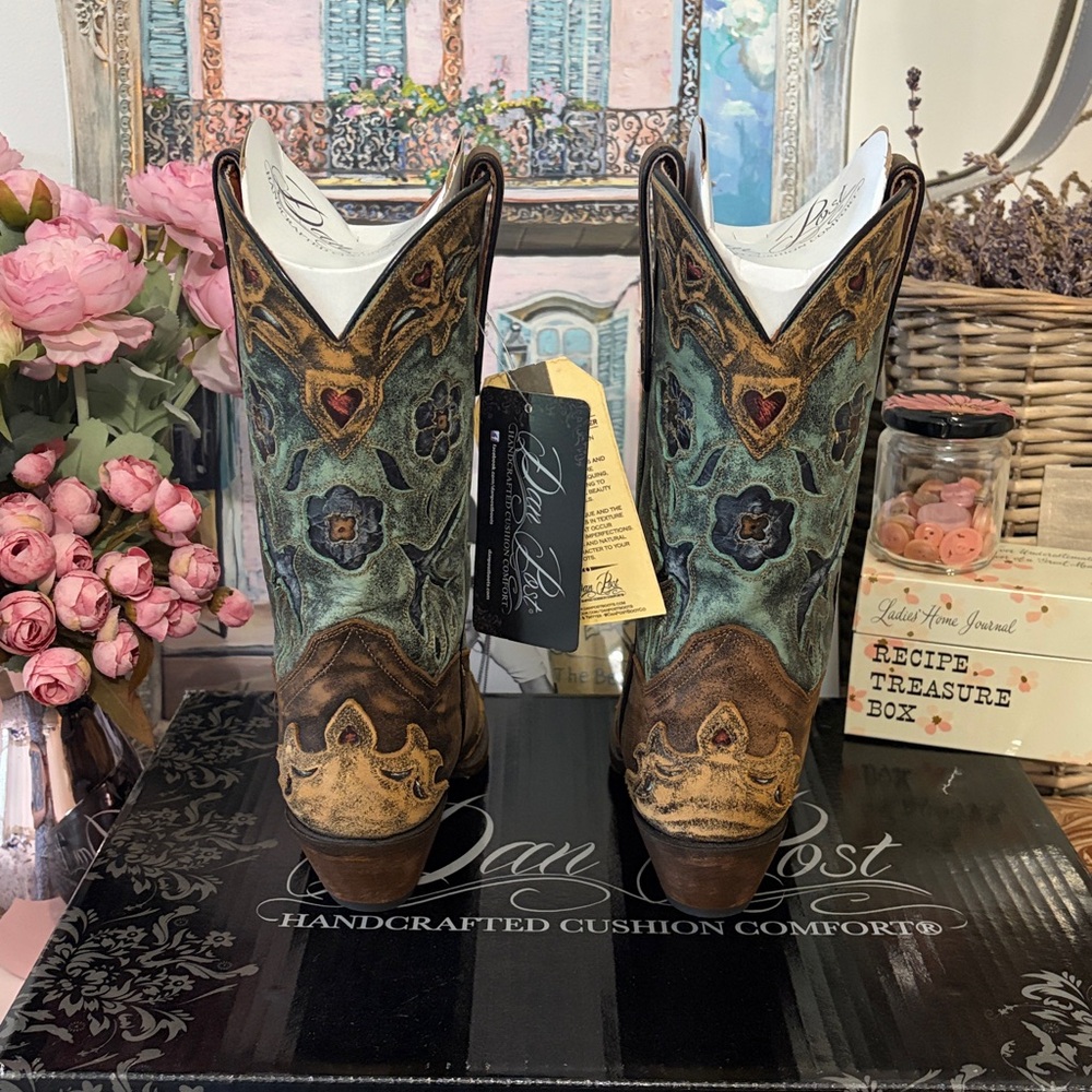 NWT!✨Dan Post Vintage Blue Bird Boots Women’s Size 10! - Picture 6 of 16
